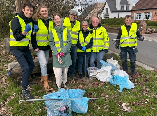 Opruimactie N-VA Wetteren : samen voor een propere omgeving